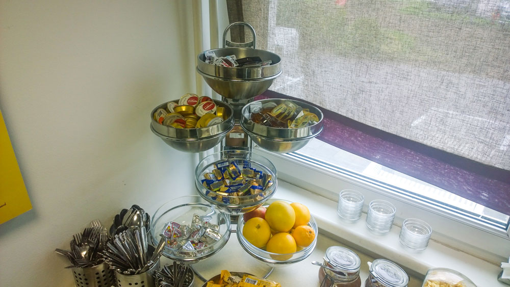 Breakfast at Bit-Center hotel, Ljubljana