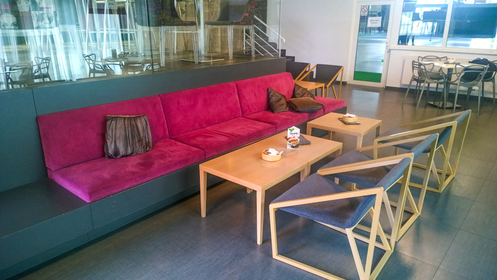 Breakfast zone at Bit-Center hotel, Ljubljana