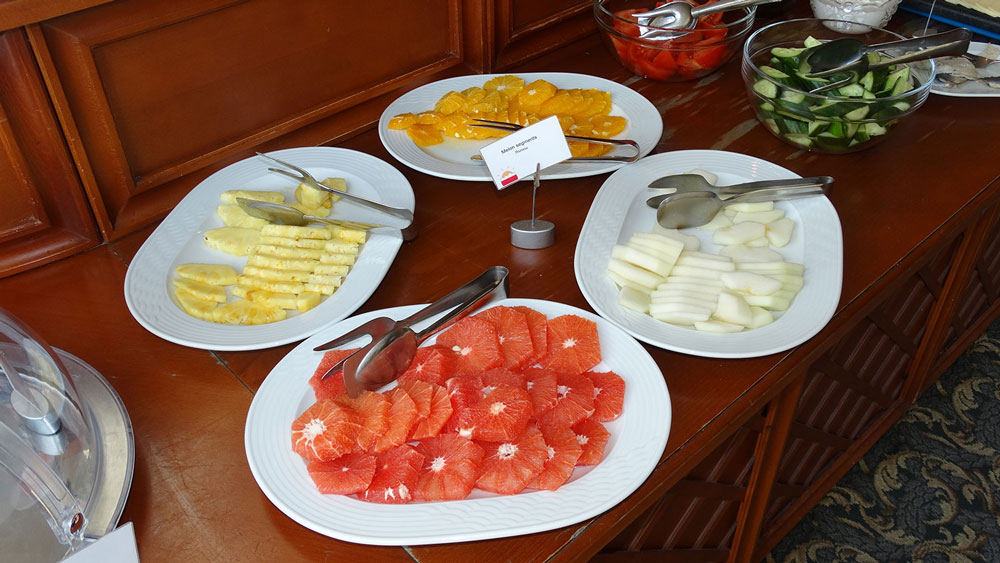 Park Inn by Radisson, breakfast fruits