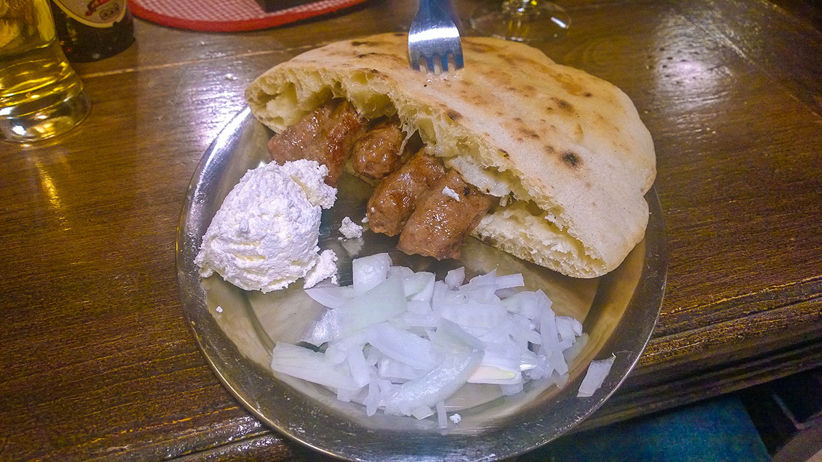 Super delicious cevapcici in Sarajevo '84