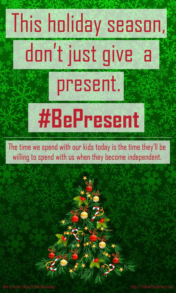 Holiday season wisdom, quote