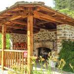 Complex Kosovo Houses, Elinovska House, outside barbeque