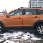 Rent a car Bulgaria, Chevrolet Captiva, side view
