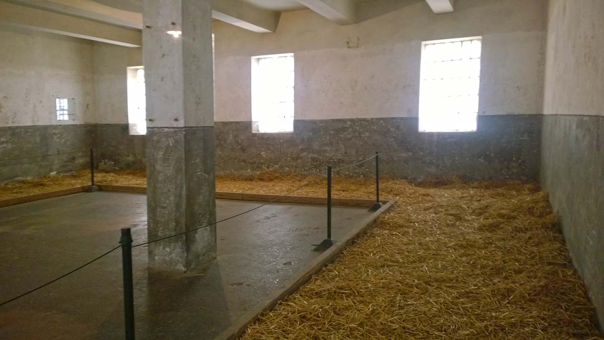 Sleeping room in Nis Nazi concentration camp
