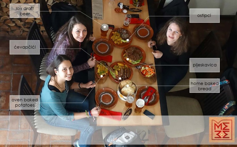 The Sisters in Kafana Meze in Nis, Serbia
