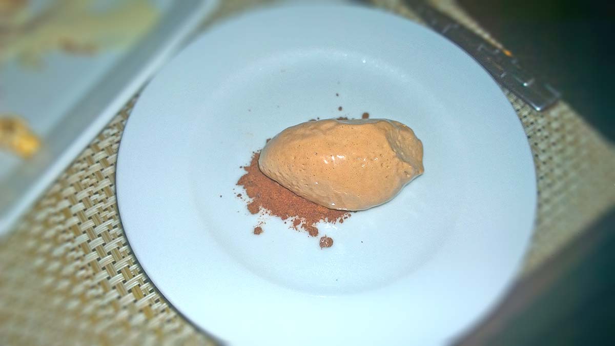 Nutella ice cream in Talents restaurant Sofia