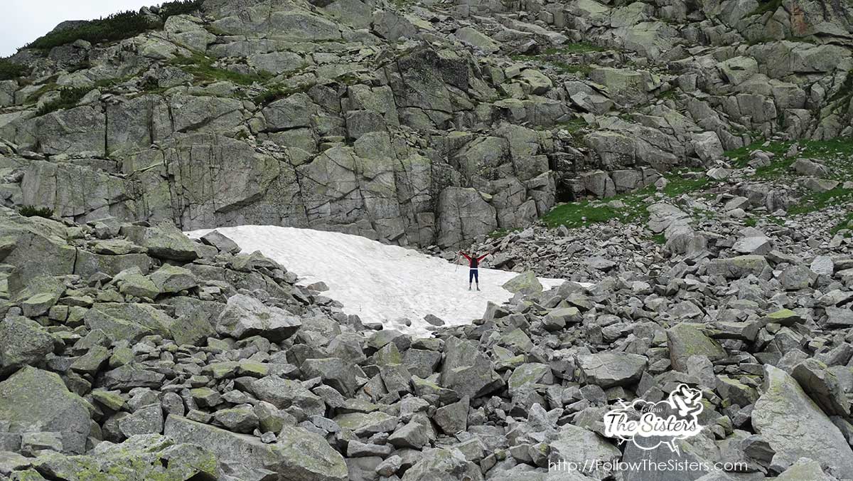 Finding snow in Mount Rila in August