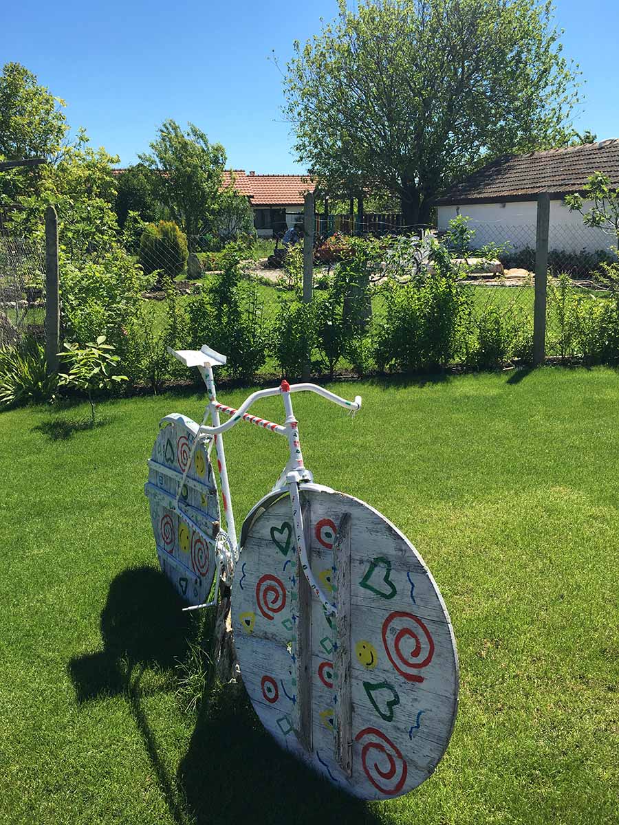 One of the bicycles in Levana guest house