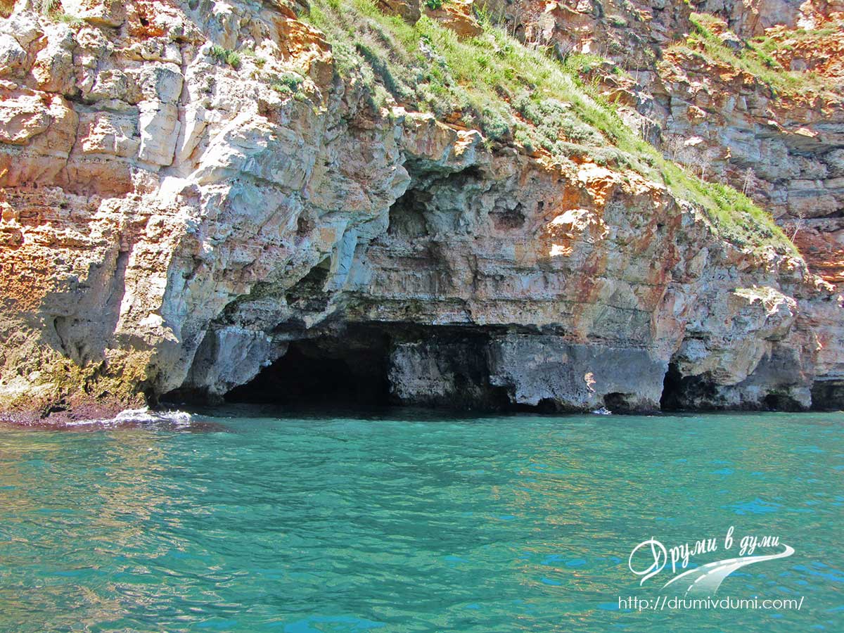The view from the boat trip in Kavarna