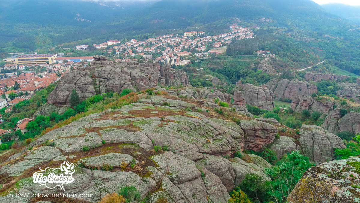A view to Belogradchik from Kaleto