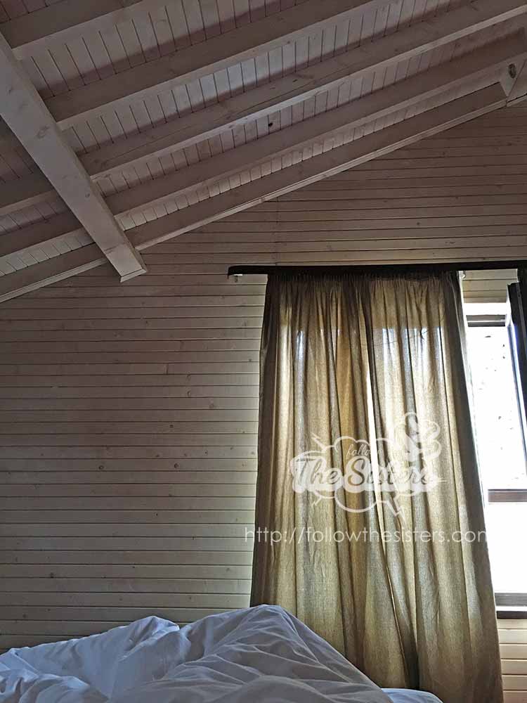 Simple and beautiful view from our bed
