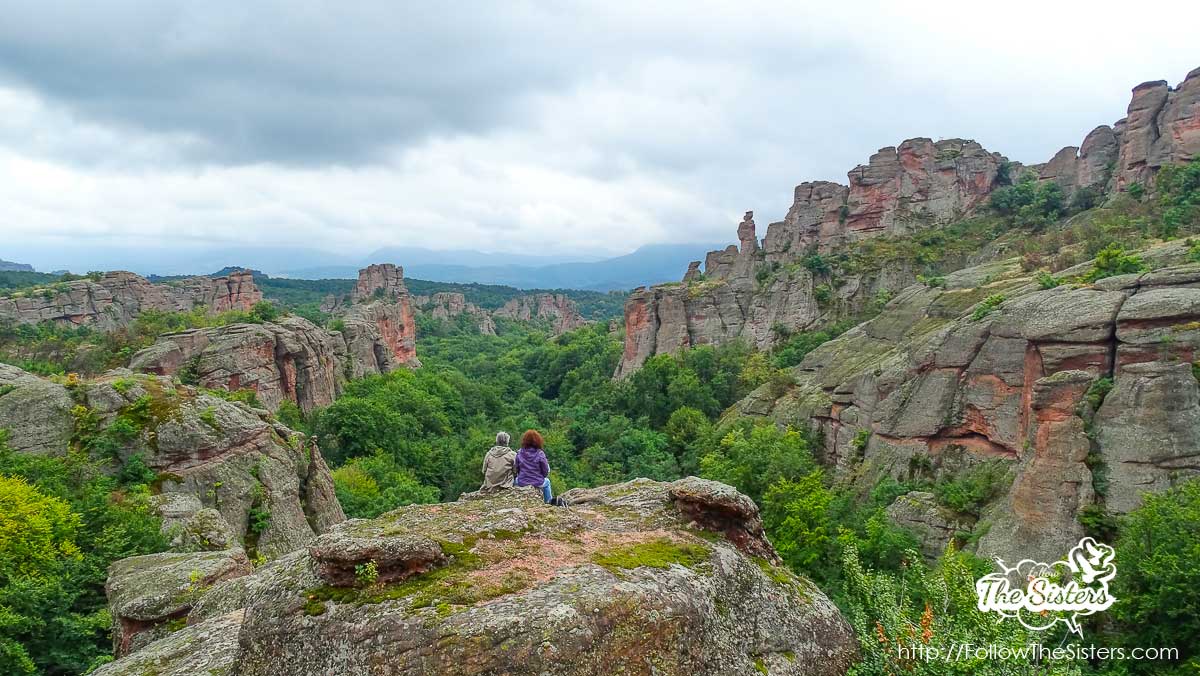 The view from the rocks in the entrance of Belogradchik