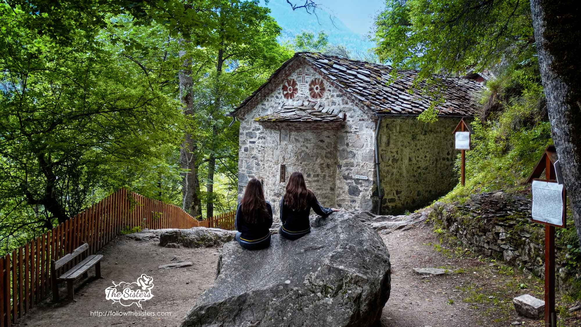 Nina and Ellie at St. Ivan Rilski's cave