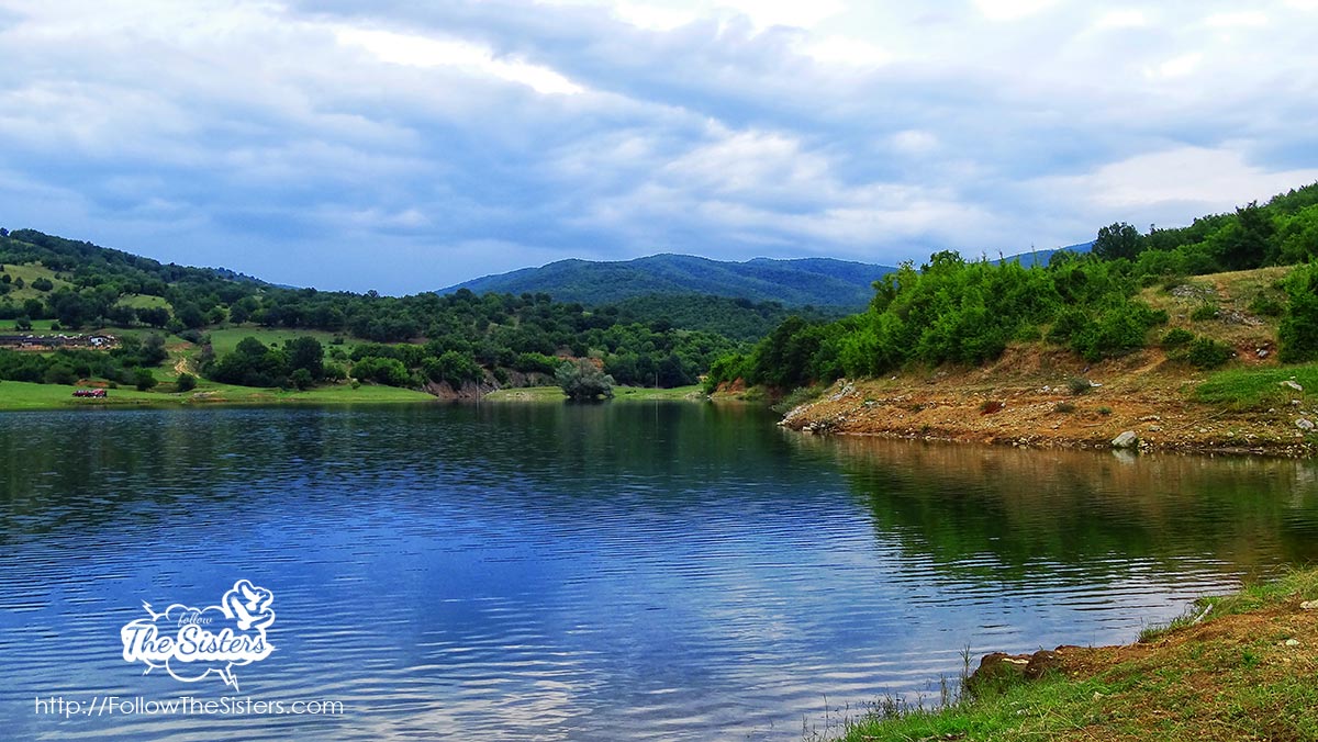 Domlyan lake and the clouds