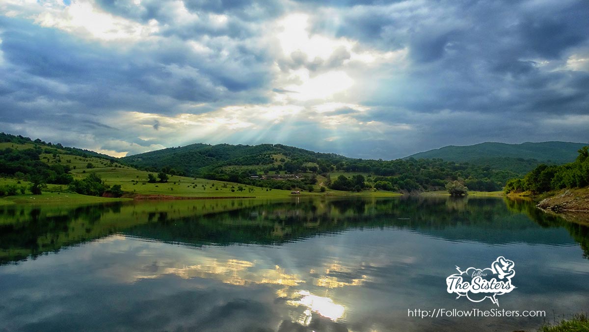 Domlyan lake, sunrise