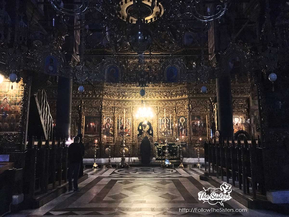 The monks of Rila monastery