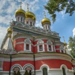Russian church in Shipka, behind