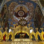 Wall murals in the Russian church in Shipka