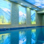 The swimming pool in hotel Rila, Dupnitsa