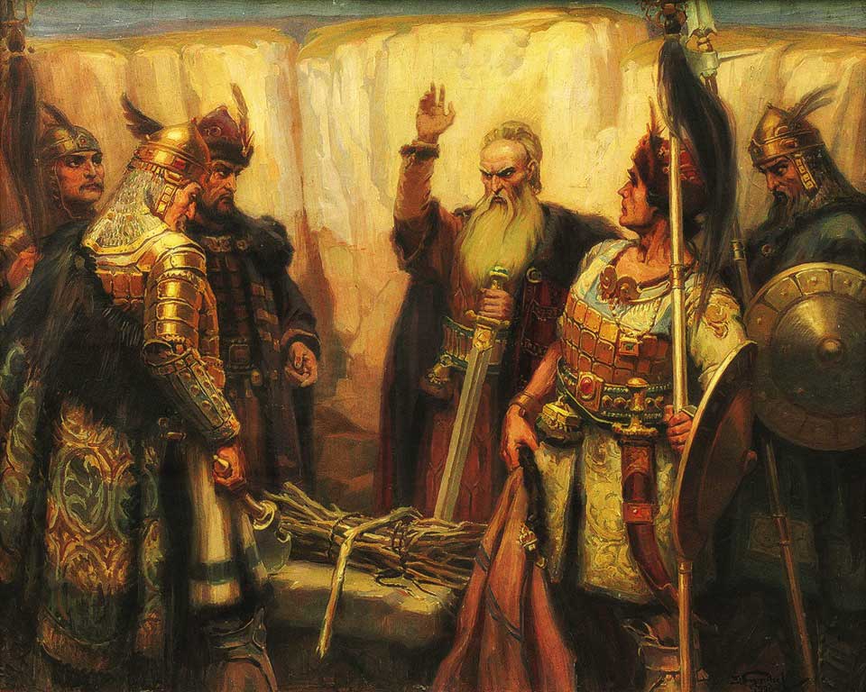 Khan Kubrat and his sons