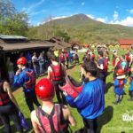 Fully dressed for the rafting adventure