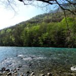 The blue hue of Tara River