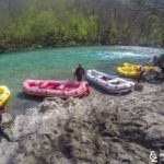 The wild beach at the beginning of our rafting adventure