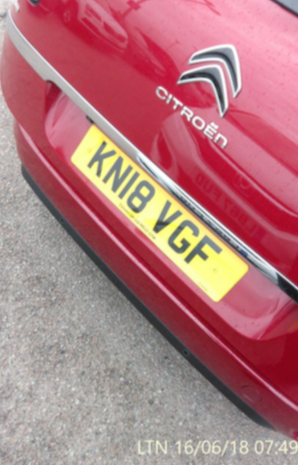 Car rental company UK - damage1
