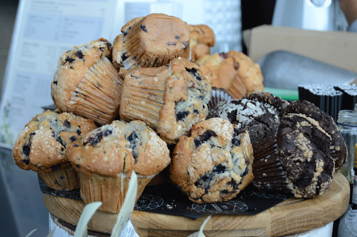 London Sky Garden muffins
